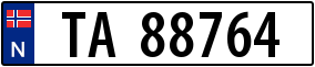 Truck License Plate